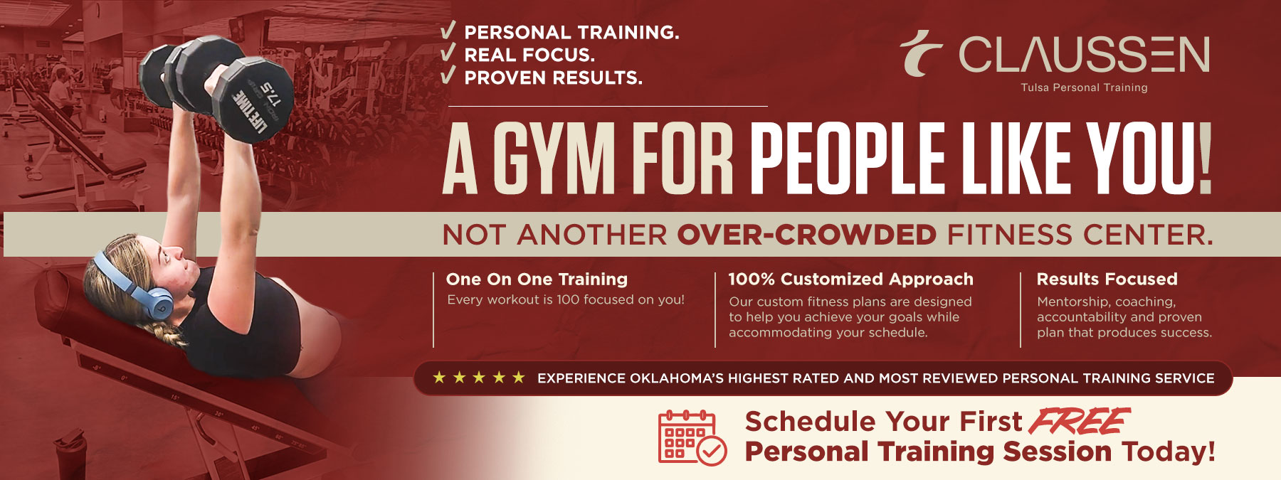 A Gym For People Like You Ad Mobile Version 1 Claussen Personal Training